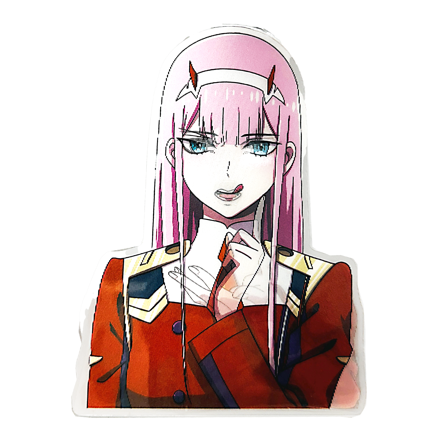 3D3DK149 Anime XXX Zero Two Tamed Sticker