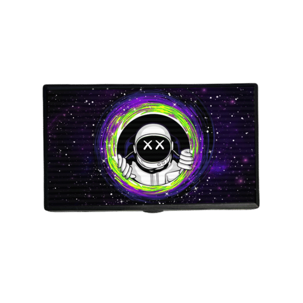 M3DS-006 Get Lost Mini 3D Digital Scale - 3D Flip Effect - Astronaut Peaking Out Circle