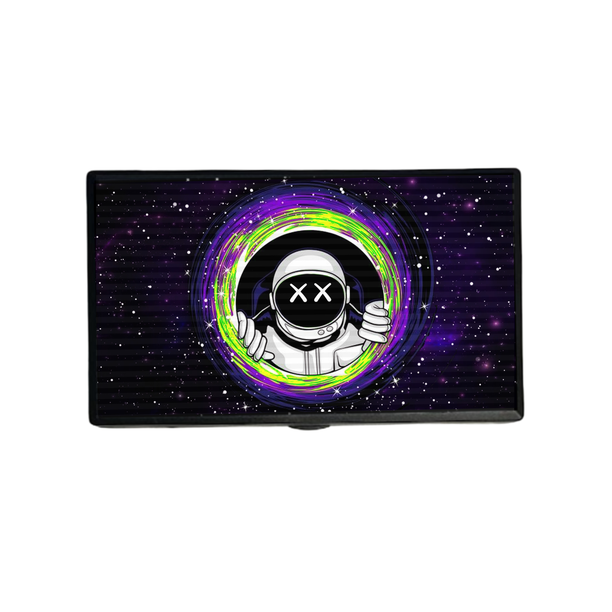 M3DS-006 Get Lost Mini 3D Digital Scale – 3D Flip Effect – Astronaut Peaking Out Circle