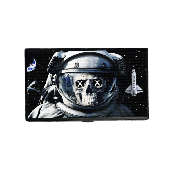 M3DS-007 Get Lost Mini 3D Digital Scale - 3D Flip Effect - Astronaut Skull
