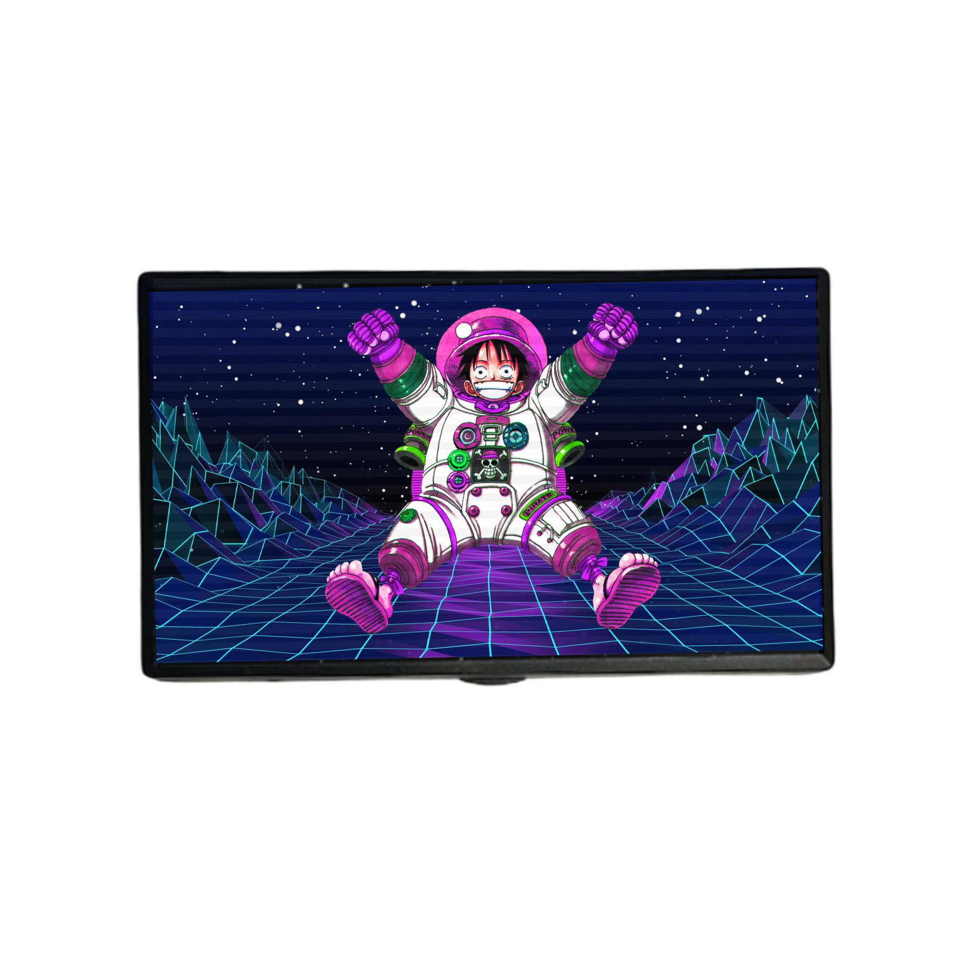 M3DS-011 Mini 3D Digital Scale – 3D Flip Effect – Anime Monkey D Luffy