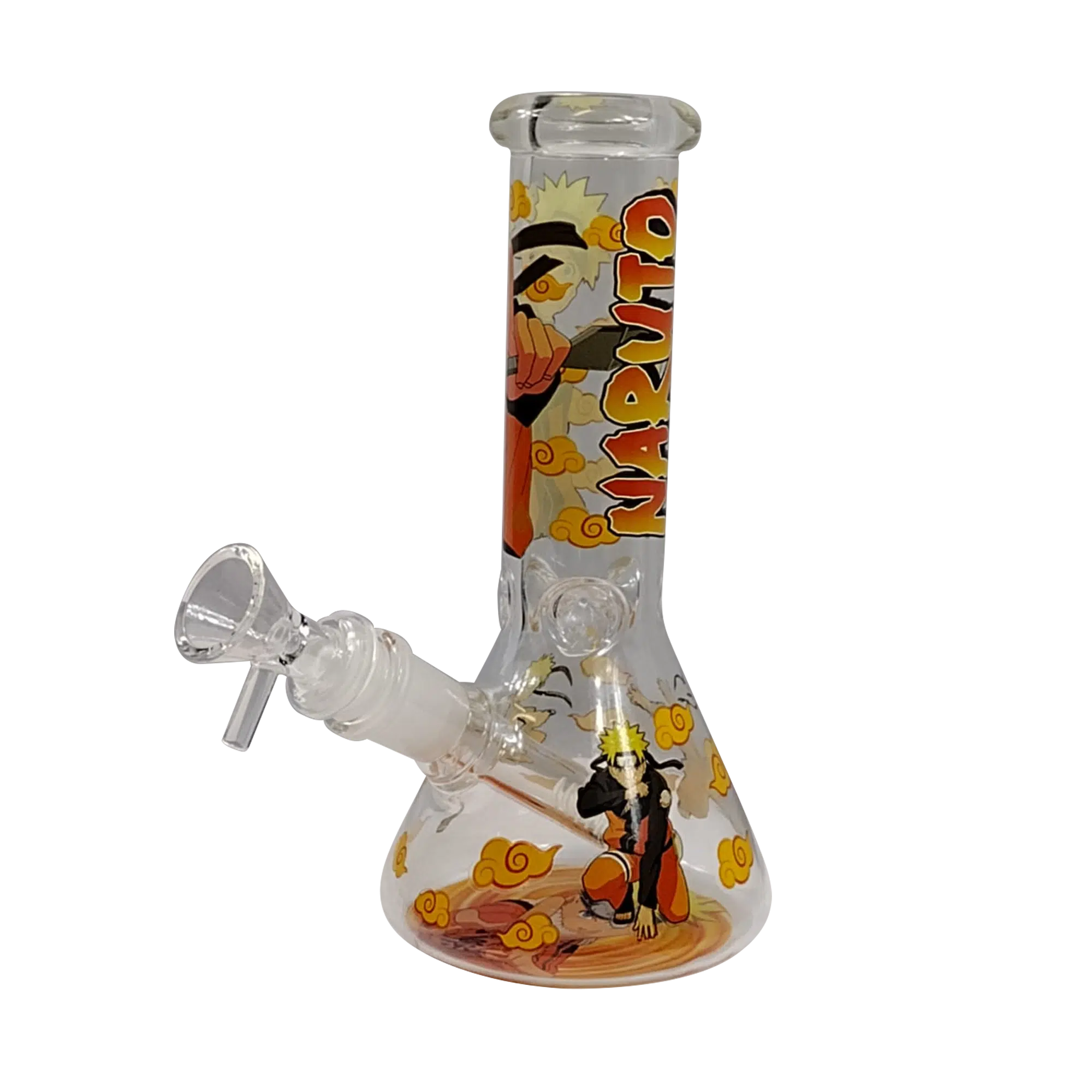 8IB006 – 8-Inch Borosilicate Glass Beaker Water Pipe (Anime Naruto)