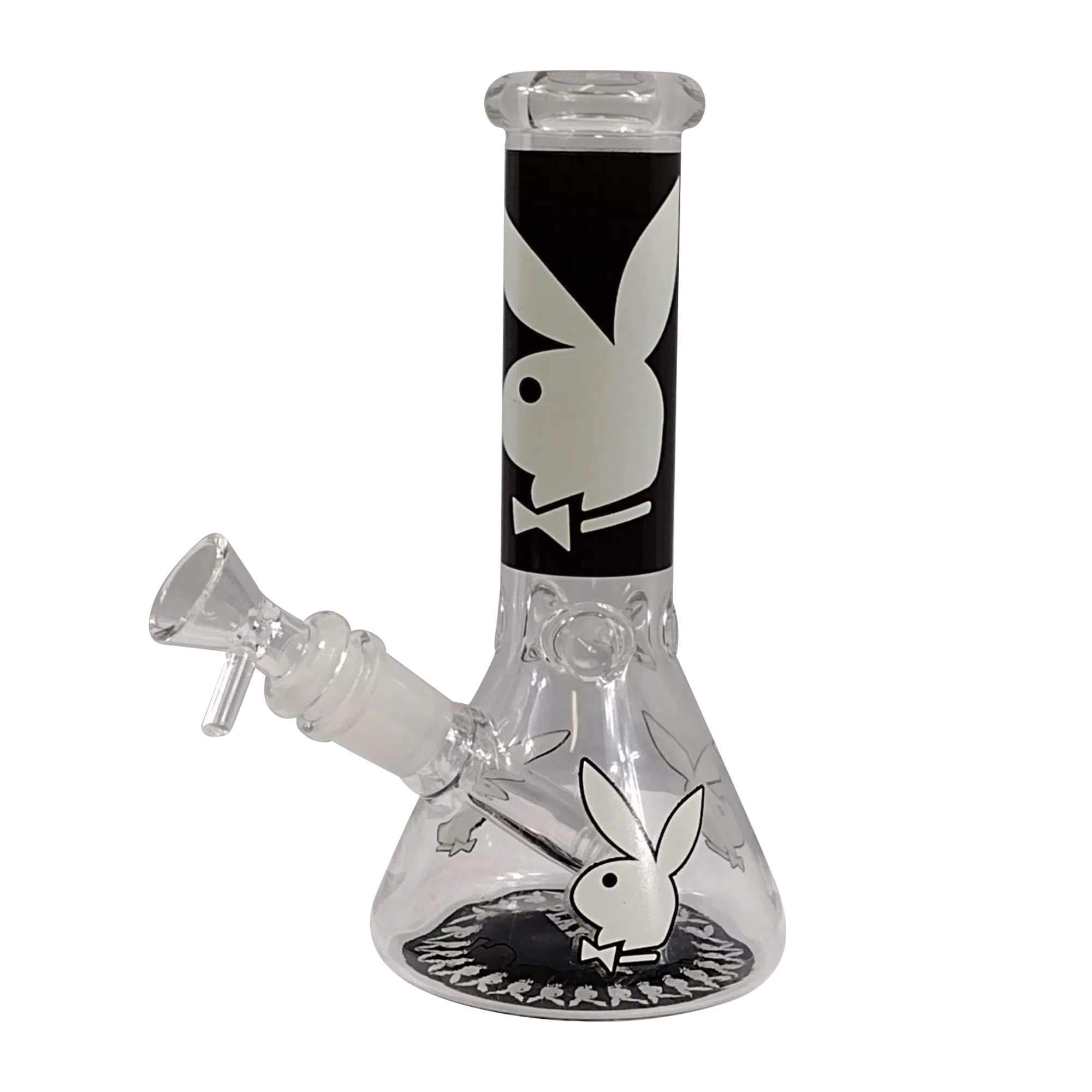 8IB012 – 8-Inch Borosilicate Glass Beaker Water Pipe (Playboy)