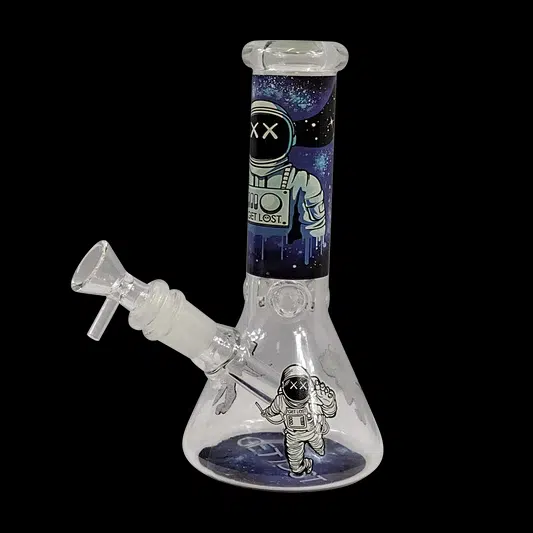 BKR-8IN-003 – 8 Inch Beaker (Get Lost Astronaut Suicidal)