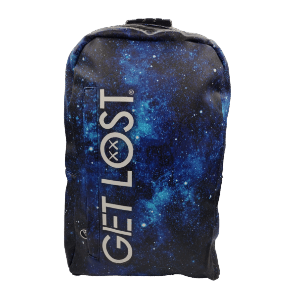 BP-SL-015 Premium Saffiano Smell Proof Backpack (Blue Galaxy)