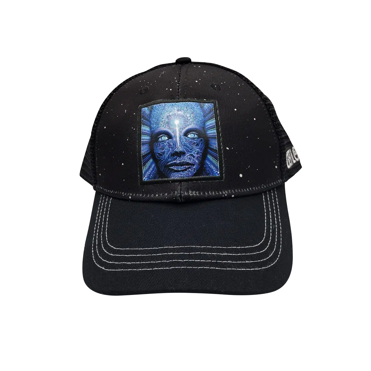 CSPP-011 Get Lost Secret Zipper Pocket Cap – Smell-Proof Stash Hat (Blue Alien Lost Guy)