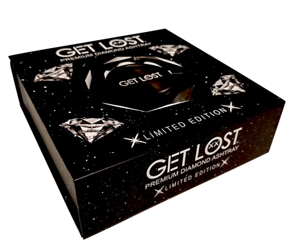 DA-BL-001 Get Lost Premium Diamond Ashtray Gradient (Black) - Image 10