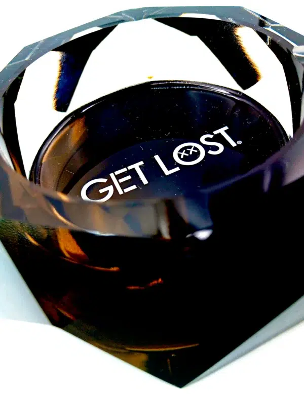 DA-BL-001 Get Lost Premium Diamond Ashtray Gradient (Black) - Image 6