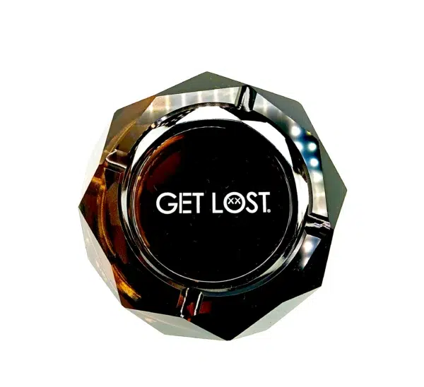 DA-BL-001 Get Lost Premium Diamond Ashtray Gradient (Black) - Image 5