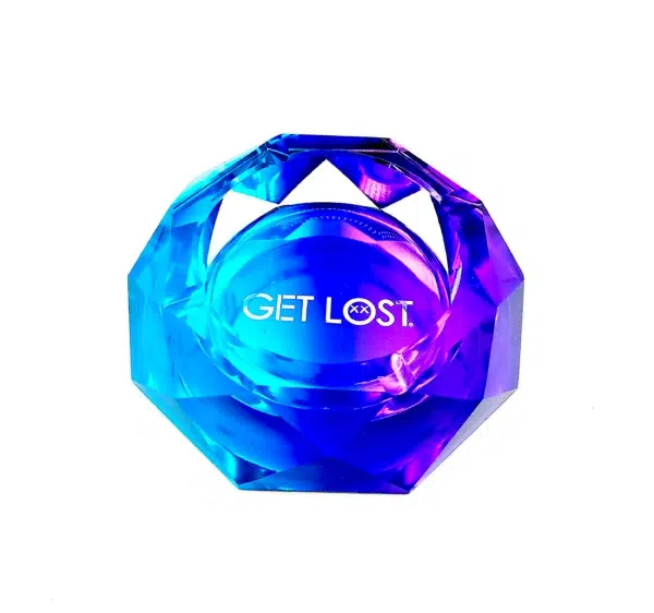 DA-BP-002 Get Lost Premium Diamond Ashtray Gradient (Blue Purple) - Image 8