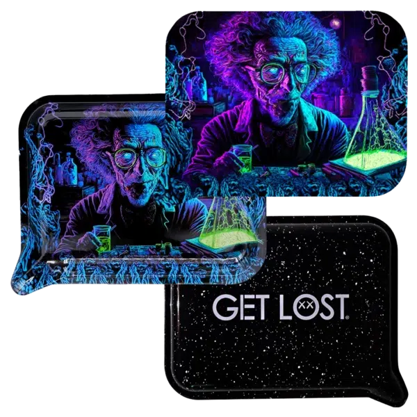 FRT3D-SM-007 Get Lost Small 3D Rolling Tray With Magnetic Lid Cover (Maniac Doctor) - Image 3