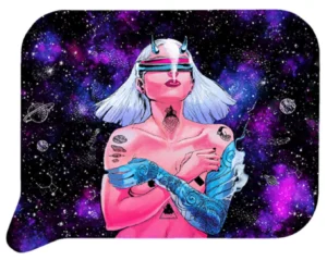 FRT3D-SM-019 Get Lost Small 3D Rolling Tray With Magnetic Lid Cover (Teleporting Girl Naked)