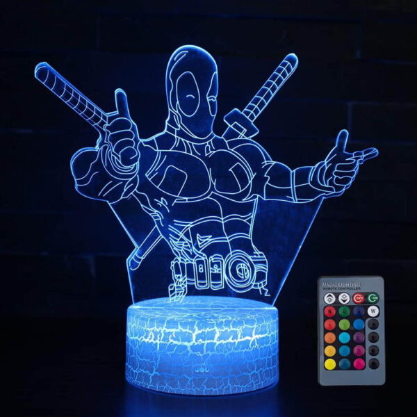 HNL-009 - Holographic LED Lamp - Dead Pool