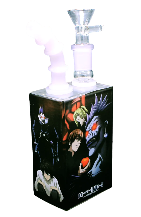 JB-016 Glass Juice Box Pipe (Death Note) - Image 4