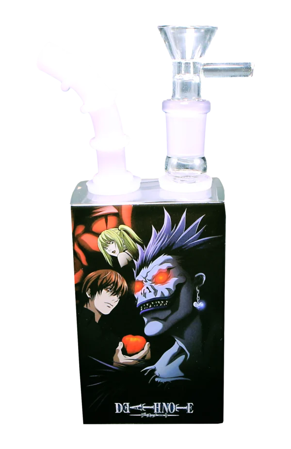 JB-016 Glass Juice Box Pipe (Death Note) - Image 3