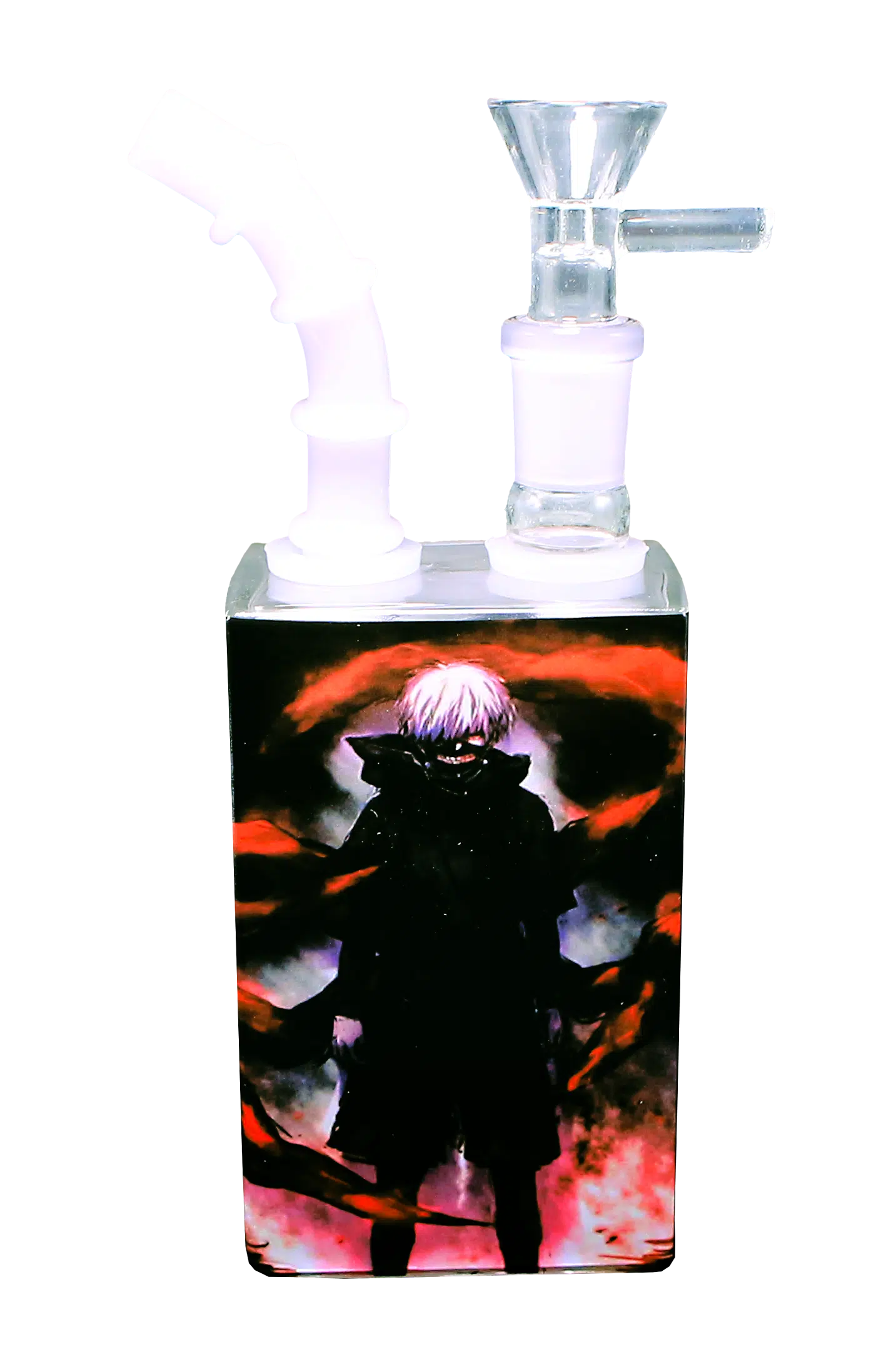 JB-017 Glass Juice Box Pipe (Anime Tokyo Ghoul)