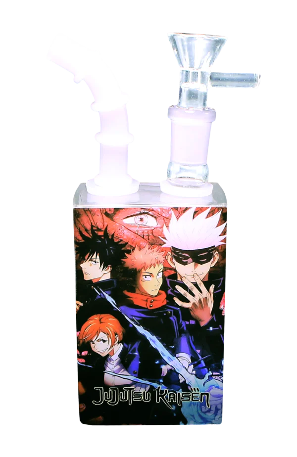 JB-018 Glass Juice Box Pipe (Anime Jujutsu Kaisen)