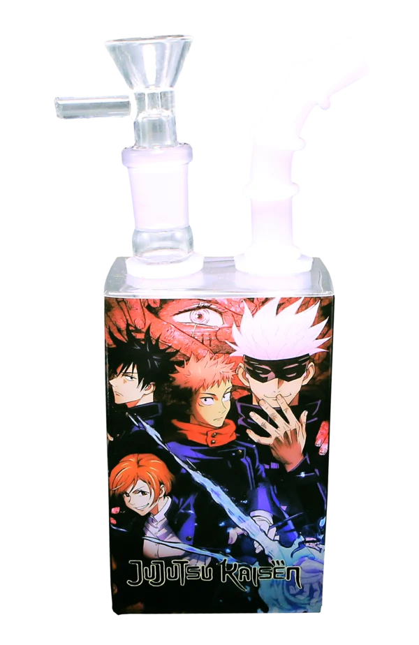 JB-018 Glass Juice Box Pipe (Anime Jujutsu Kaisen) - Image 3