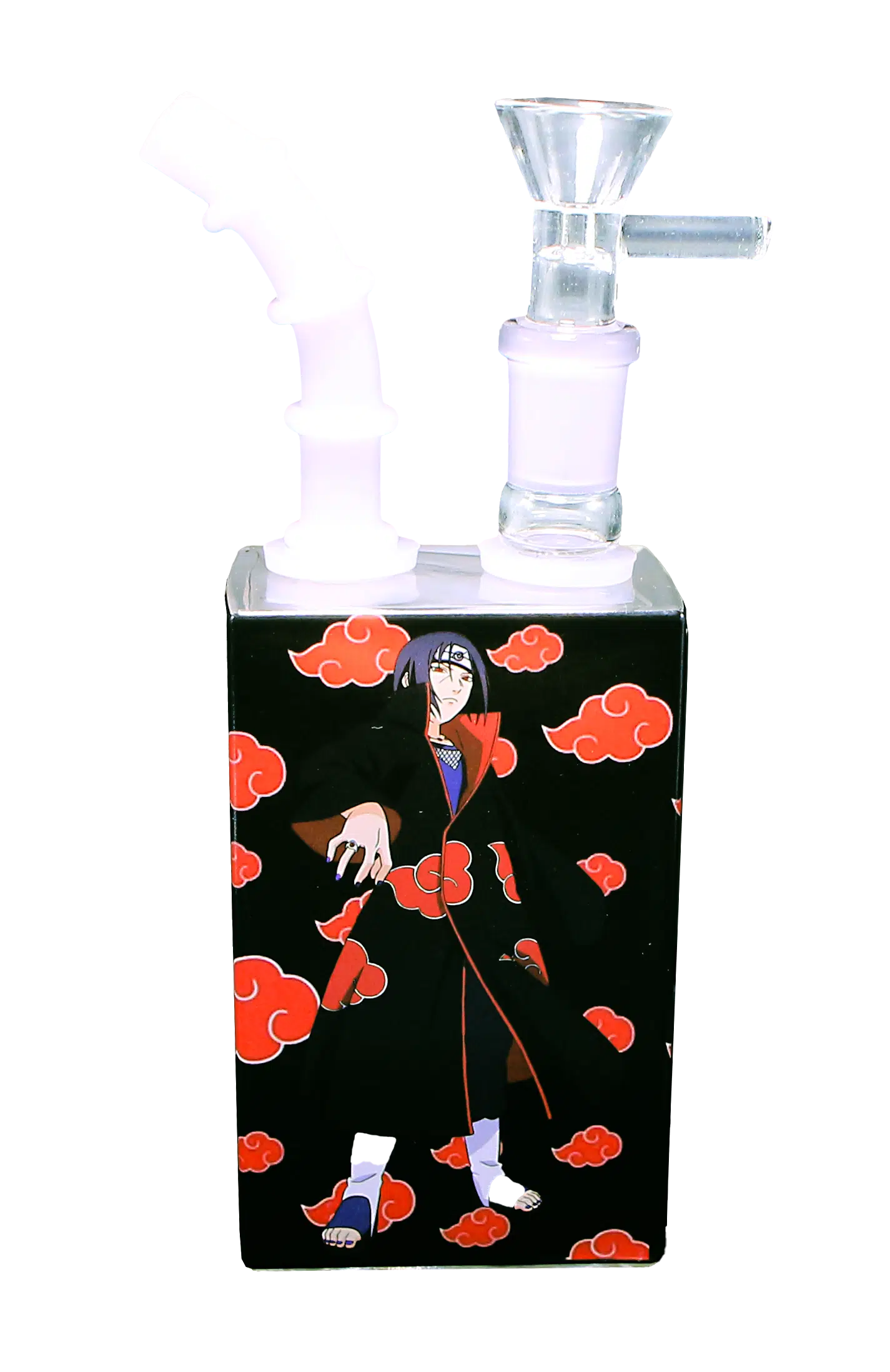 JB-018 Glass Juice Box Pipe (Anime Itachi Uchiha)