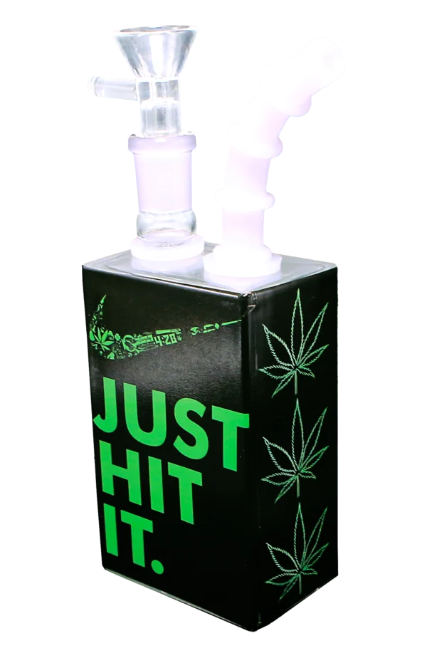 JB-021 Glass Juice Box Pipe (Just Hit It) - Image 2