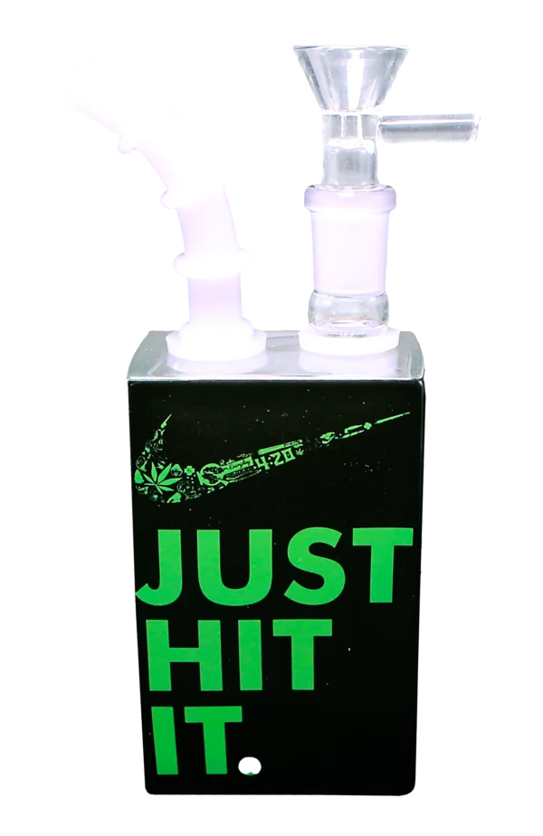 JB-021 Glass Juice Box Pipe (Just Hit It) - Image 3