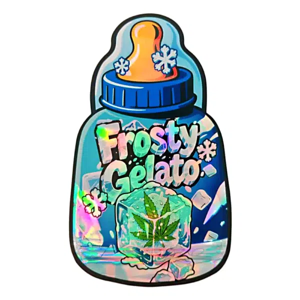 3.5g Designer Shape Mylar Bag – Premium Packaging (50 Count) Frosty Gelato - MB-BABY-005