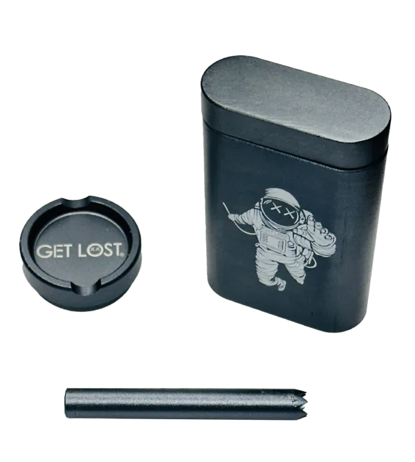 MDG-GRY-003 - Get Lost Aluminum Dugout Grinder (Grey) - Image 2