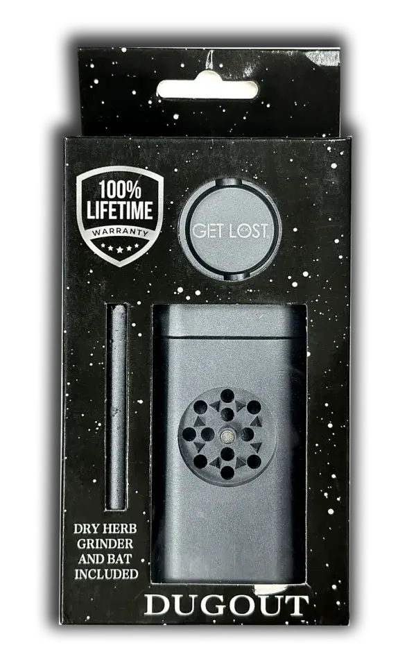 MDG-GRY-003 - Get Lost Aluminum Dugout Grinder (Grey) - Image 4