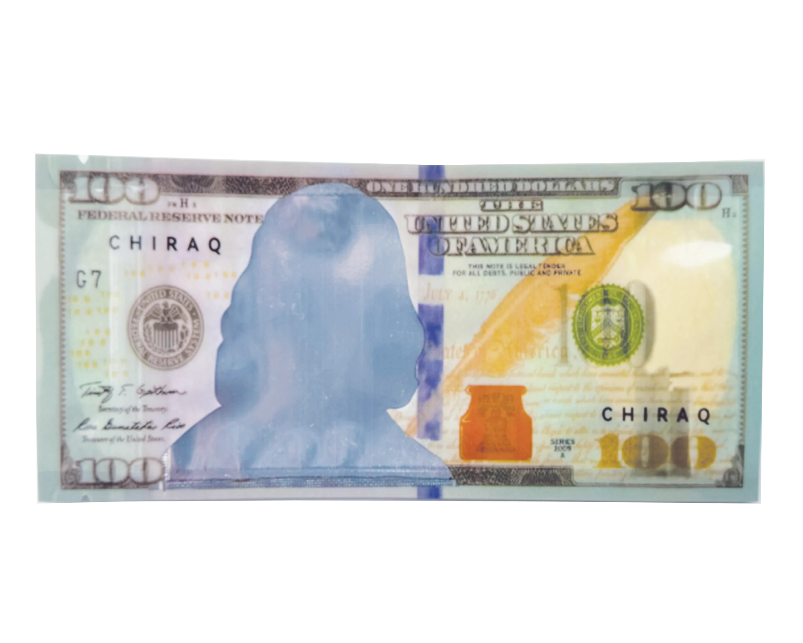 3.5 Gram Money Mylar Bag – Premium Smell-Proof Flower Packaging – Hundred Dollar Bill Who (50 Count) MMB-35G-010