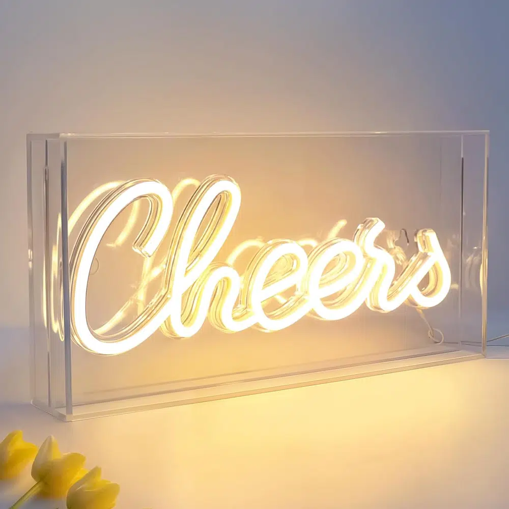 NLB-004 – Neon Light Box -Cheers