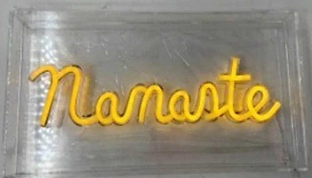 NLB-013 – Neon Light Box – Namaste