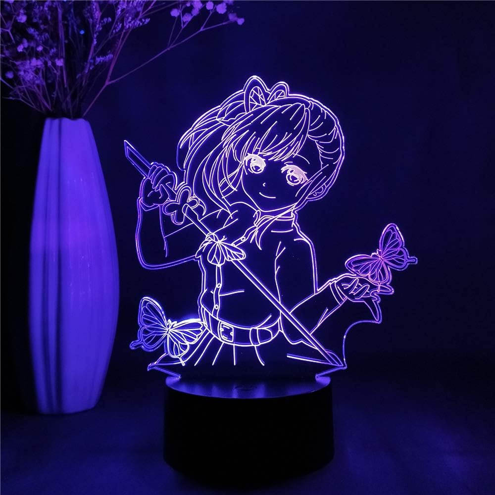 NSL-010 – LED Standing Light – Anime Demon Slayer Tsuyuri Kanao