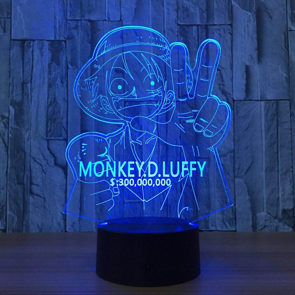 NSL-017 – LED Standing Light – Anime Monkey D. Luffy
