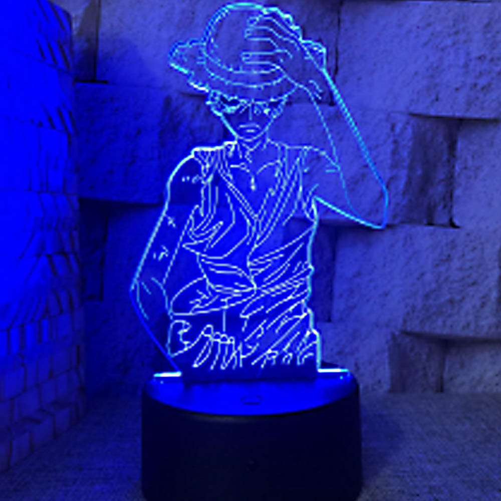 NSL-018 – LED Standing Light – Anime One Piece Monkey D Luffy