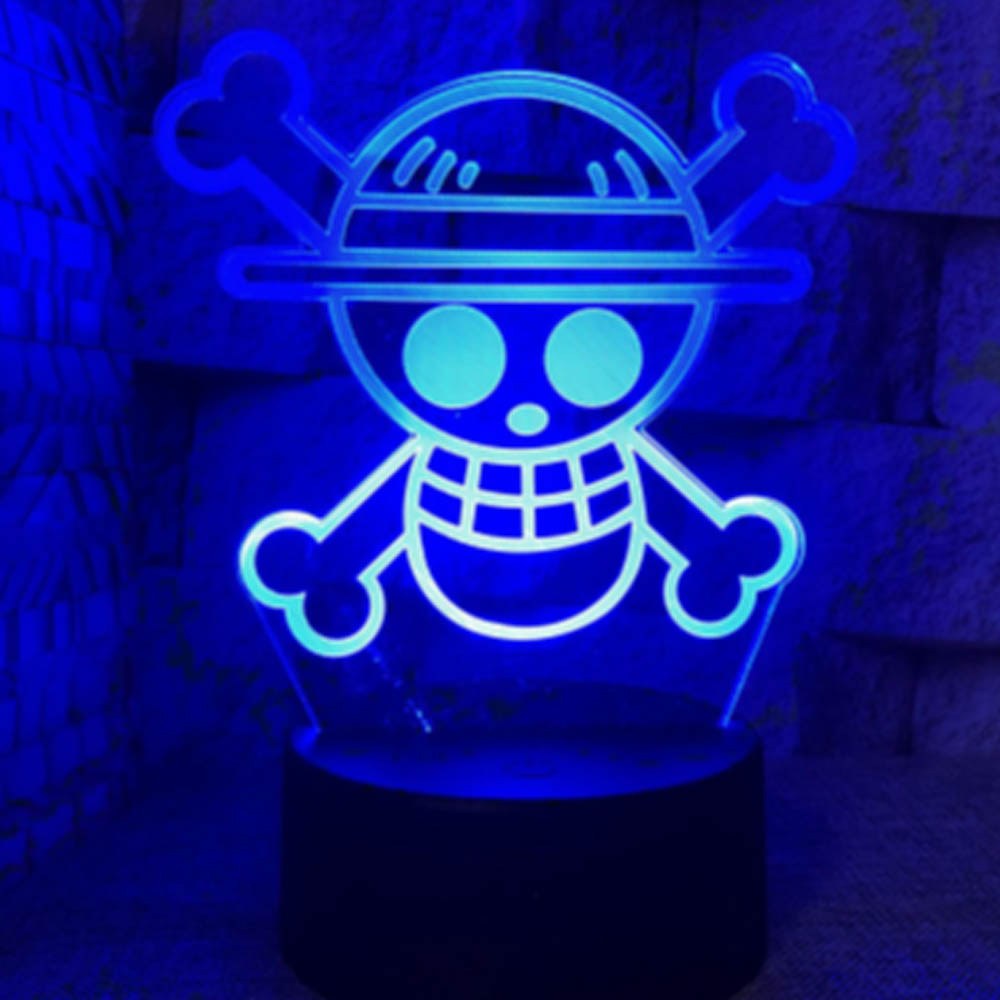 NSL-020 – LED Standing Light – Anime One Piece Skull
