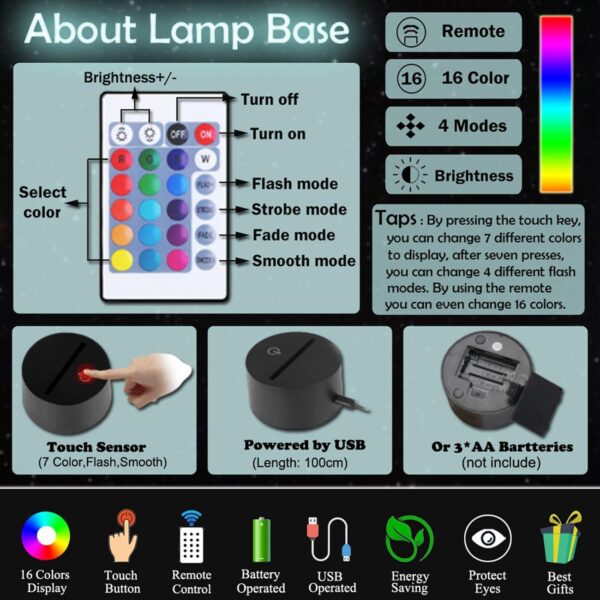NSL-001 - LED Standing Light - Anime Naruto - Image 3