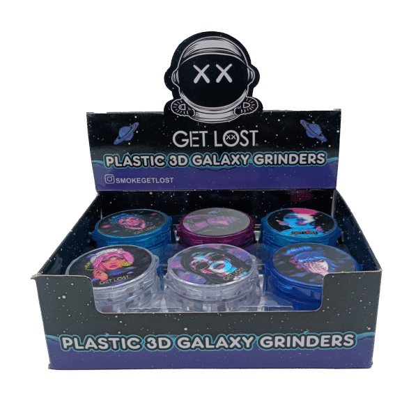 PG3DG-6PK-005 Plastic 3D Galaxy Grinder (67mm) (12 Count) Set5