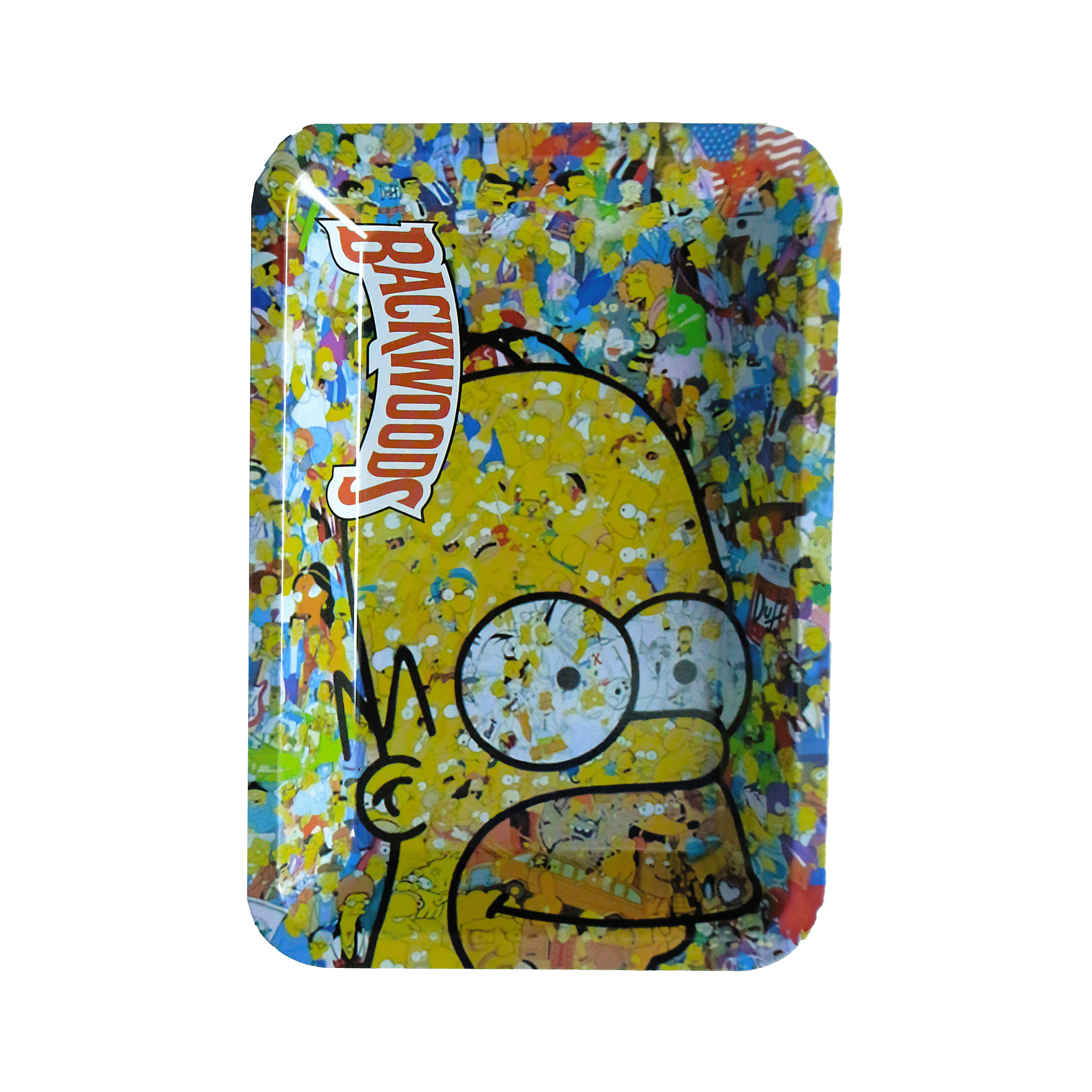 STNL-015 Small Tray No Lid – Backwoods Simpsons Homer Collage