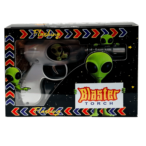 19029-FL9 Alien Blaster Torch Lighter With Fluorescent Light (Alien Thumbs Up) (1Pc)