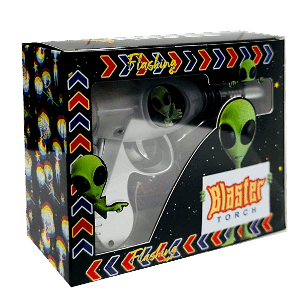 19029-FL9 Alien Blaster Torch Lighter With Fluorescent Light (Alien Thumbs Up) (1Pc) - Image 3