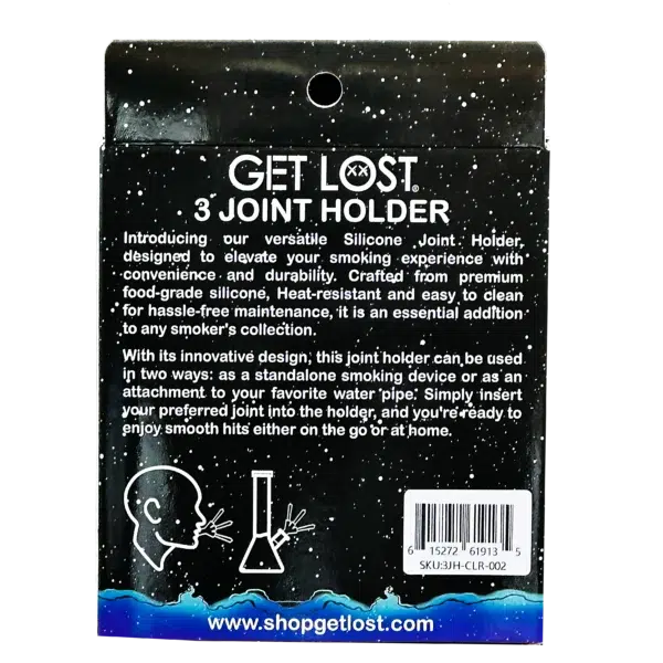 3JH-CLR-002 - Get Lost Silicone Joint Holder – Dual-Use 3-Joint Adapter (Colorful) - Image 3