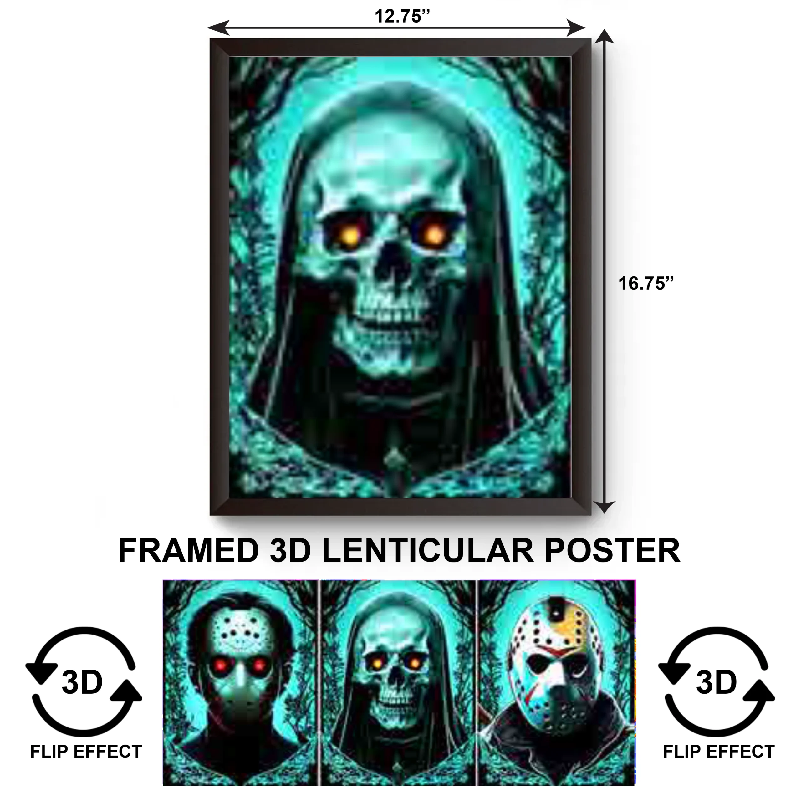 3DPWF-100 Movies – Michael Myers – Skull – Jason
