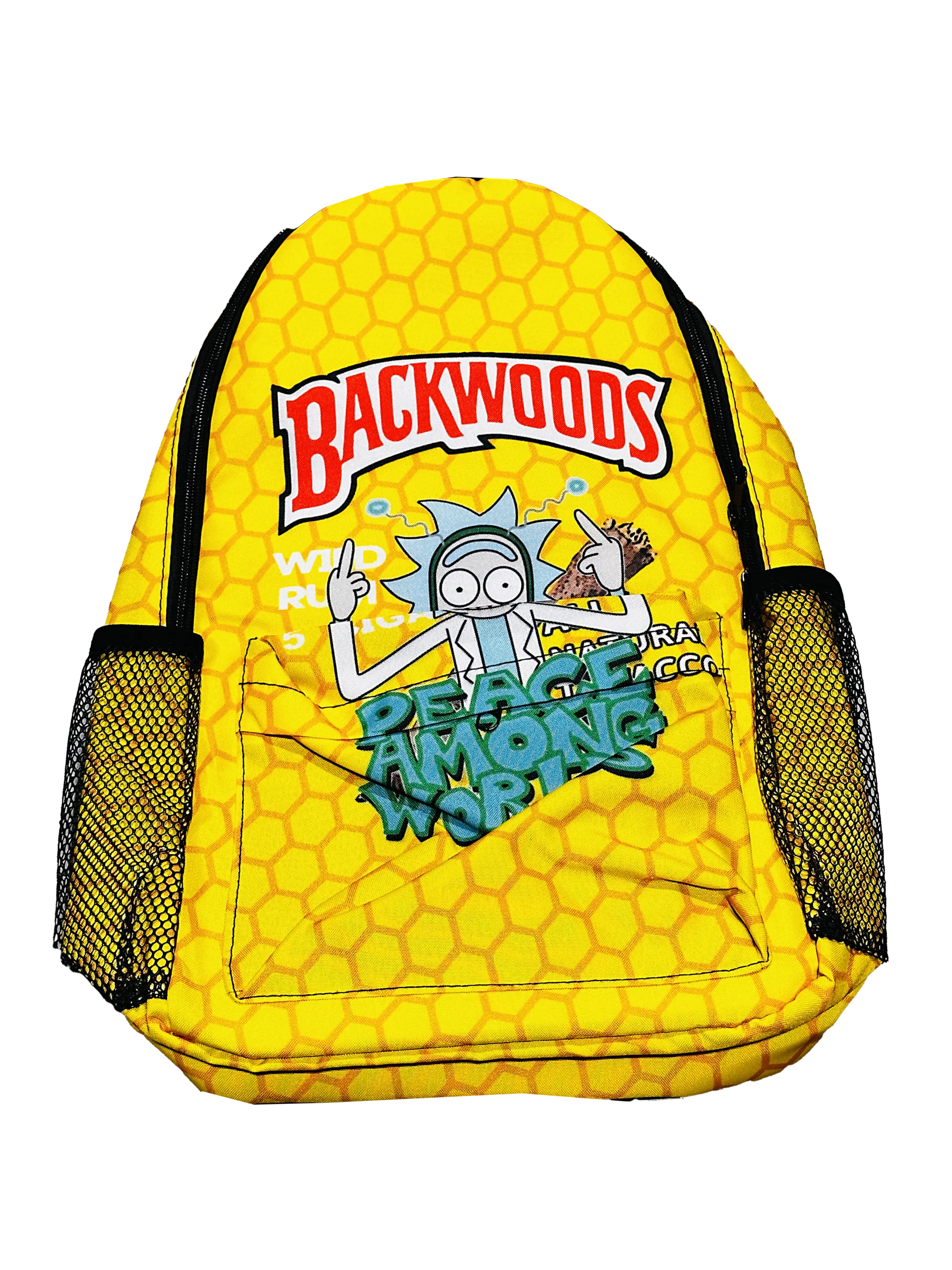APB-029 – DBD Backpack – Backwoods – Yellow Rick Peace Among Worlds