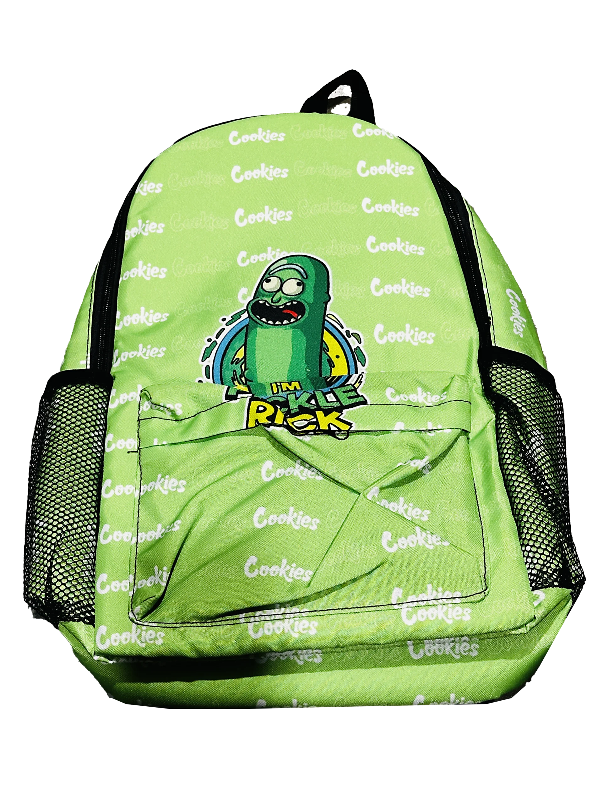 APB-033 – DBD Backpack – Cookies – Green Pickle Rick