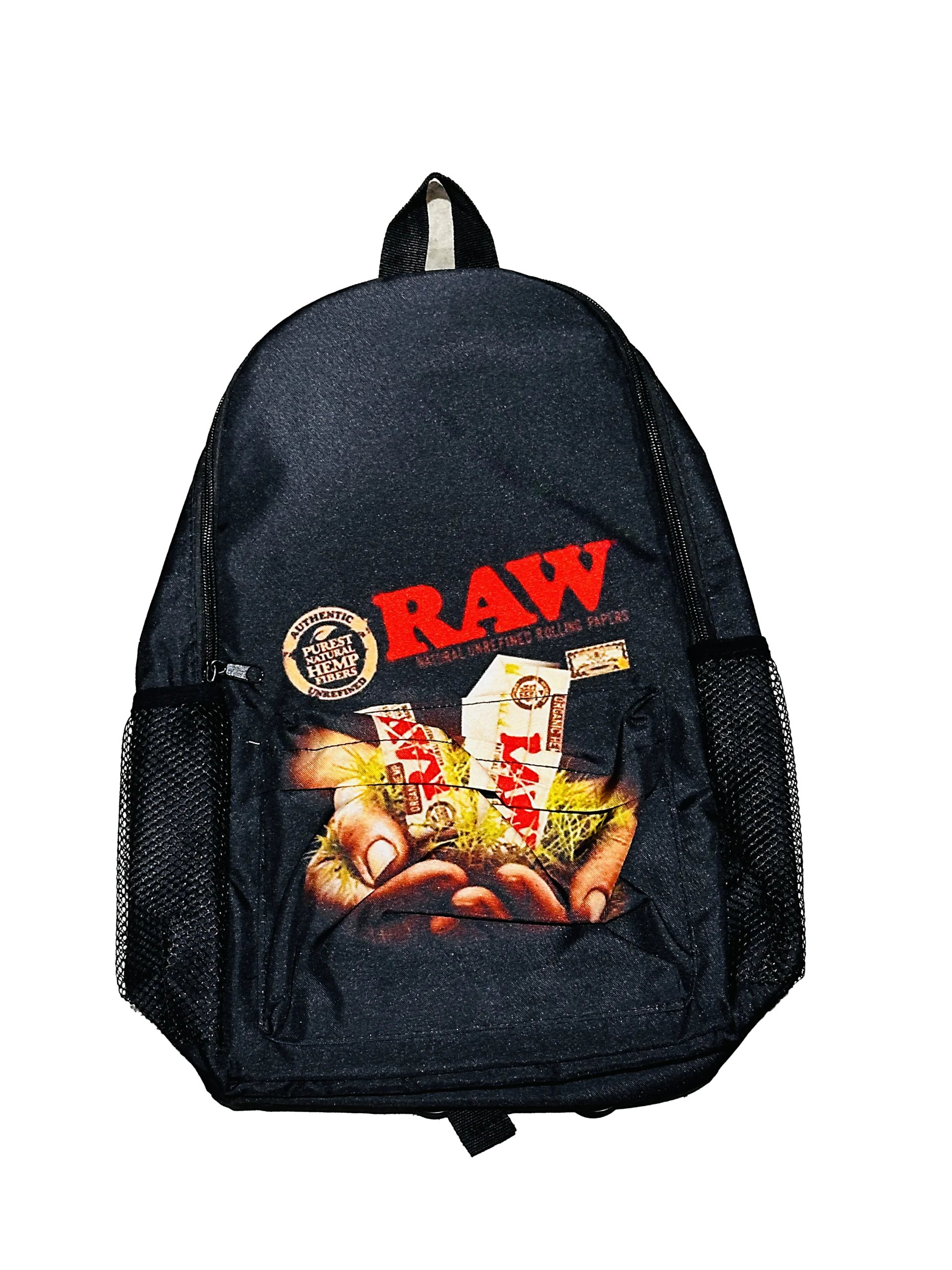 APB-041 – DBD Backpack – Raw – Black Purest Hemp