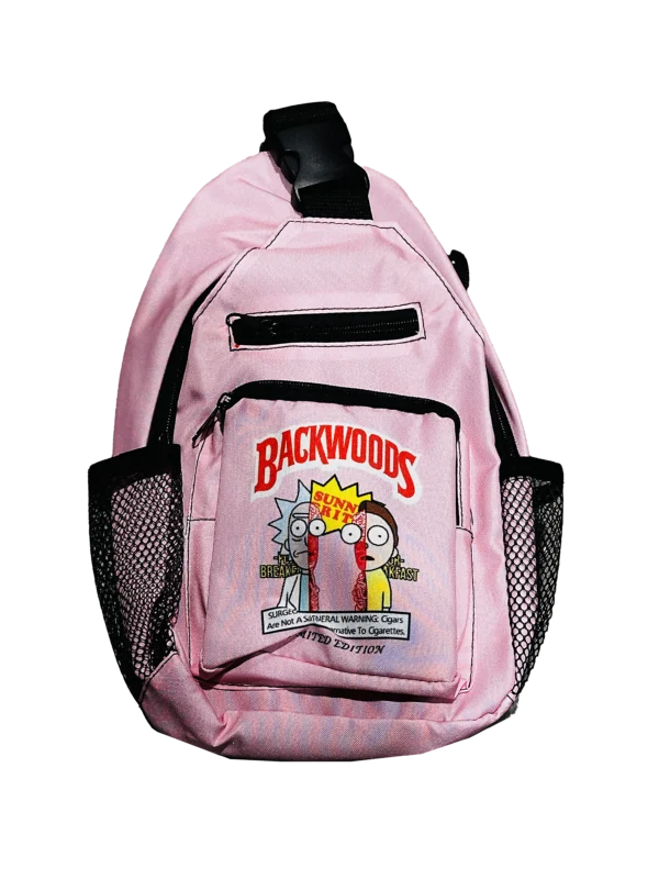 APCB-005 - DBD Shoulder Bag - TV Show - Pink Backwoods Rick and Morty