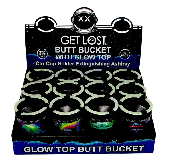 BB-12PK-001 - Get Lost Glow Top Butt Bucket (12 Count) Set 01
