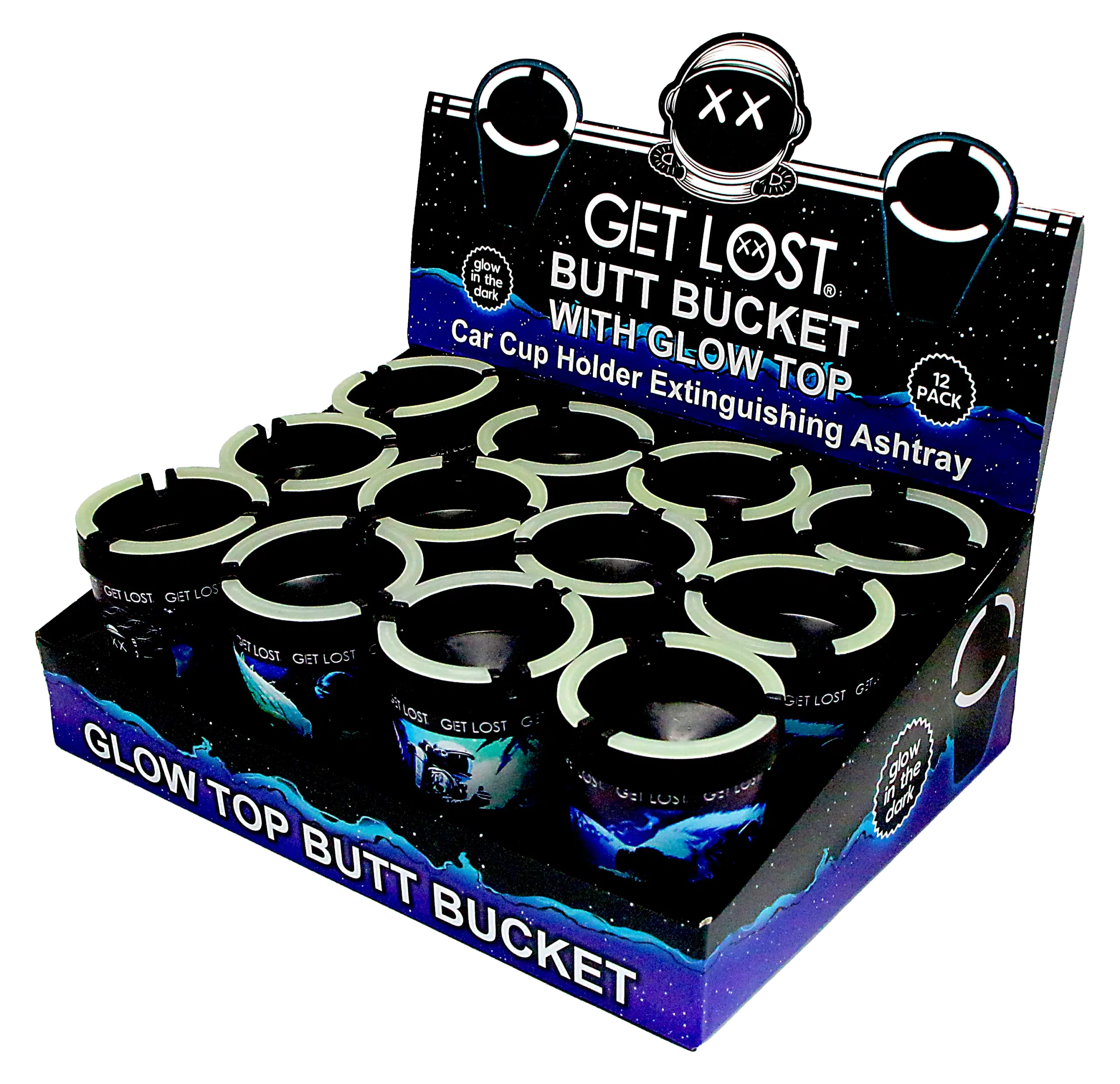 BB-12PK-002 - Get Lost Glow Top Butt Bucket (12 Count) Set 02 - Image 2