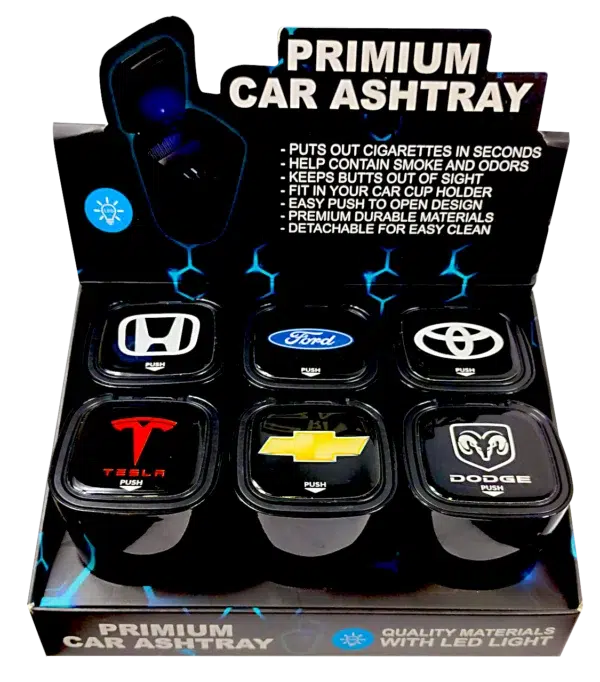 CBA-001 - Get Lost Car Brand Ashtray (6 Count) - Image 6