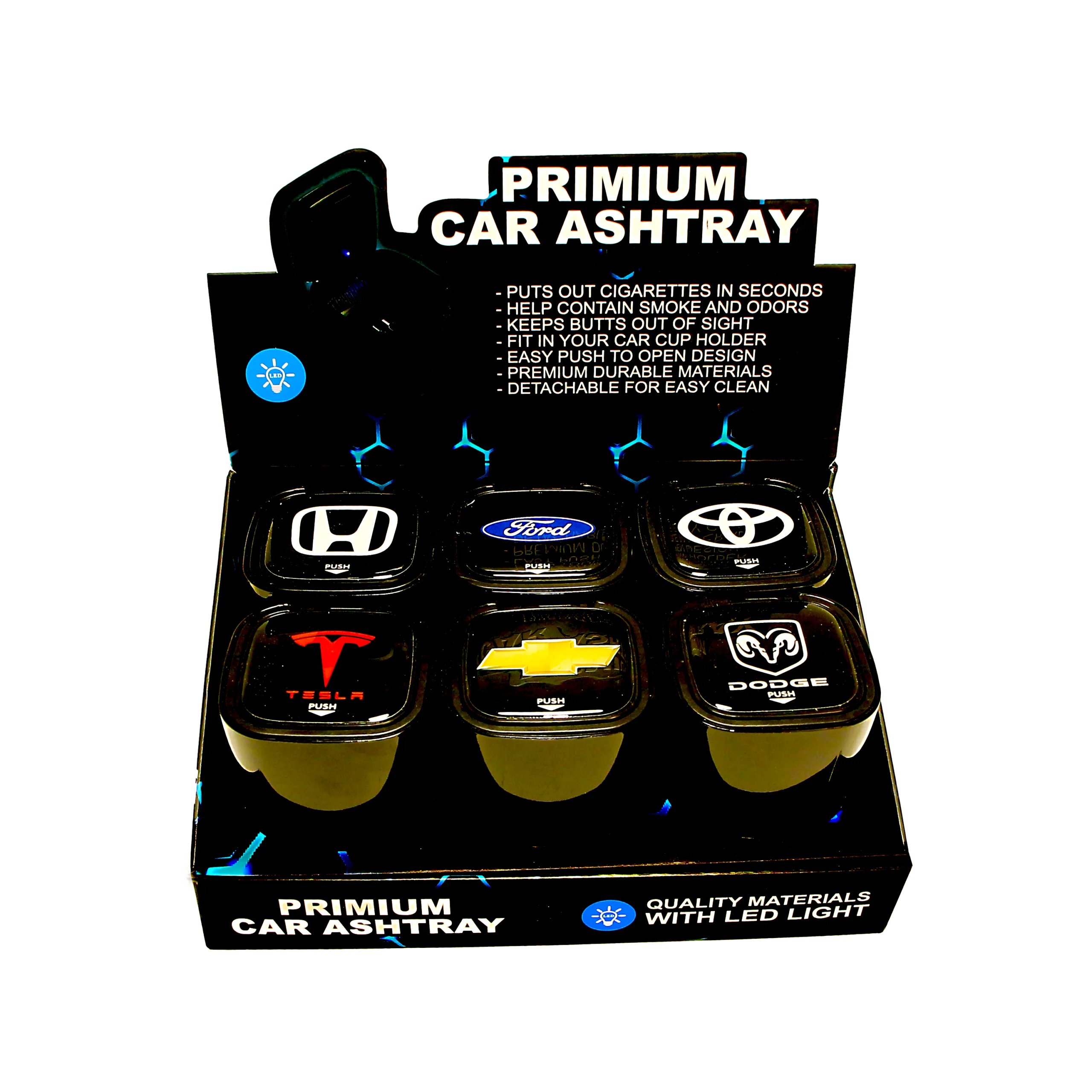 CBA-001 – Get Lost Car Brand Ashtray (6 Count)